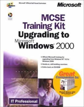 Paperback MCSE Training Kit: Upgrading to Microsoft Windows 2000 [With CDROM] Book