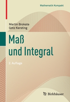 Paperback Maß Und Integral [German] Book