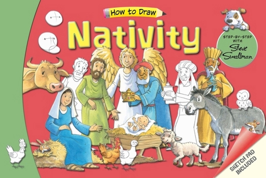 Spiral-bound How to Draw Nativity: Step-By-Step with Steve Smallman Book