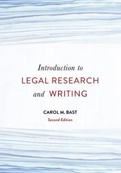 Paperback Introduction to Legal Research and Writing Book