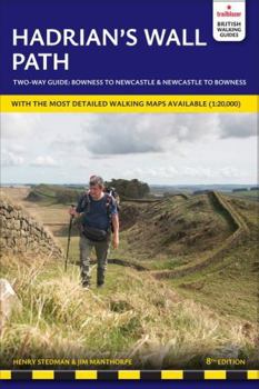 Paperback Hadrian's Wall Path Trailblazer Walking Guide Book