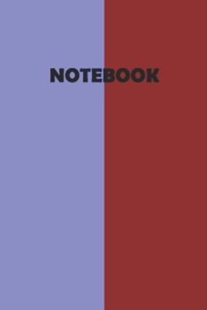 NoteBook : Just A 120 Lined Pages No Content Flashy Colored Matte Covered Book.