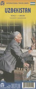 Map Uzbekistan Travel Reference Map 1:1,580K (International Travel Maps) [Multilingual] Book