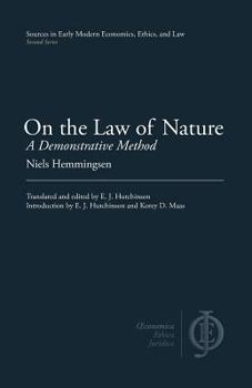 Paperback On the Law of Nature: A Demonstrative Method Book