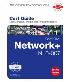 Hardcover Comptia Network+ N10-007 Cert Guide Book