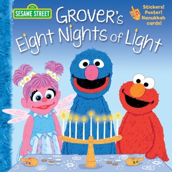 Paperback Grover's Eight Nights of Light (Sesame Street) Book