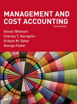 Paperback Management and Cost Accounting Book