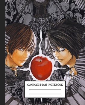 Notebook: Anime Death Note Soft Glossy Cover Graph Paper Pages Book 7.5 x 9.25 Inches 110 Pages