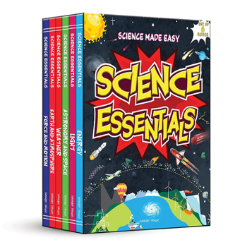 Paperback Science Essentials: Science Made Easy Boxed Set [Box Set of 6 Books] / Illustrated Science Book for Kids / Simplified Concepts of Science / Kids' Book