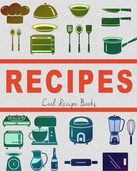 Recipes Cool Recipe Books: Red Custom Design Recipe Book Planner Journal Notebook Organizer Gift Favorite Family Serving Ingredients Preparation Bake Time Instructions Reviews Mom Kitchen Notes Ideas 