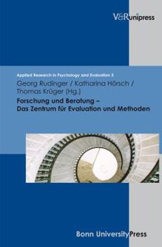 Hardcover Forschung Und Beratung - Das Zentrum Fur Evaluation Und Methoden [German] Book