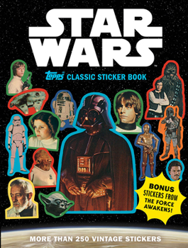 Paperback Star Wars Topps Classic Sticker Book