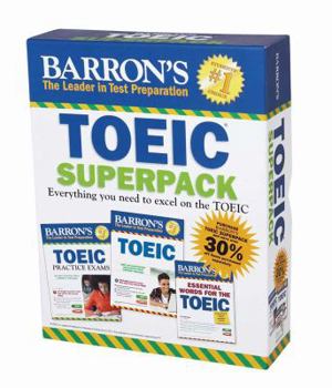 Paperback Barron's Toeic Superpack Book
