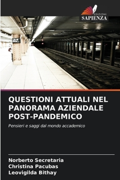 Paperback Questioni Attuali Nel Panorama Aziendale Post-Pandemico [Italian] Book