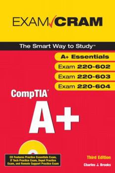 Paperback Comptia A+ Exam Cram (Exams 220-602, 220-603, 220-604) [With CDROM] Book