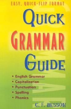 Spiral-bound Quick Grammar Guide: Easy, Quick-Flip Format Book