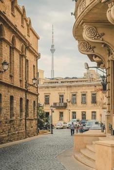 Baku City in Azerbaijan Journal : 150 Page Lined Notebook/diary
