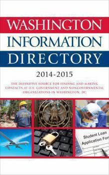 Hardcover Washington Information Directory 2014-2015 Book