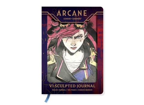 Hardcover Arcane Sculpted Journal: VI Book