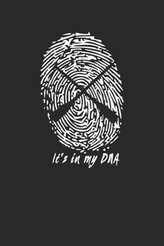 It's in my DNA: Rowing Notebook 6 x 9 Lined Ruled Journal Gift For Rowers (108 Pages)