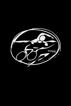 Triathlon: 6x9 Triathlon | dotgrid | dot grid paper | notebook | notes