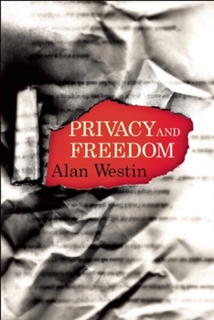 Paperback Privacy and Freedom Book