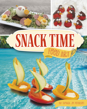 Hardcover Snack Time Food Art Book