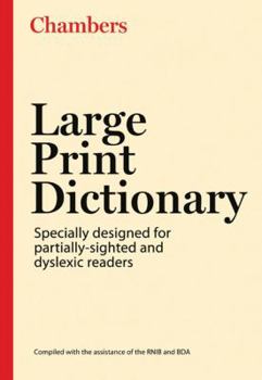 Hardcover Chambers Large Print Dictionary [Large Print] Book