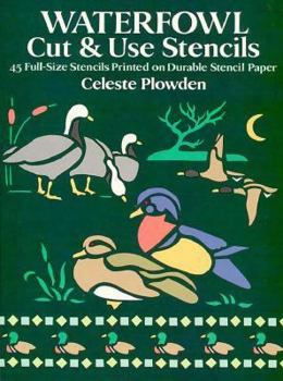 Paperback Waterfowl Cut and Use Stencils Book