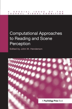 Paperback Computational Approaches to Reading and Scene Perception Book