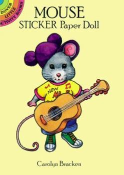 Paperback Mouse Sticker Paper Doll Book