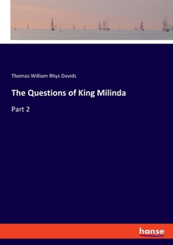 Paperback The Questions of King Milinda: Part 2 Book
