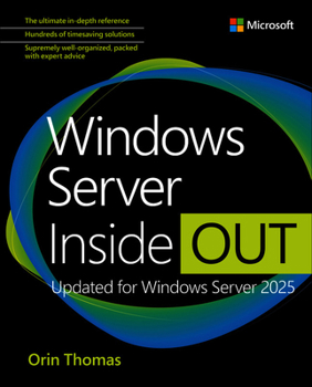 Paperback Windows Server Inside Out: Updated for Windows Server 2025 Book