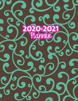 2020-2021 Planner: Two Year Calendar Organizer and Goal Journal | January 2020 - December 2021 Daily, Weekly and Monthly Planner Book with Back Sticker Expression Wall for 2 Years | Design Code 279959