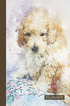 Planner: Poodle 1 Year Daily Planner (12 Months) | 2020 - 2021 | 365 Pages for Planning | January 20 - December 20 | Appointment Calendar Schedule | Plan Each Day Set Goals & Get Stuff Done