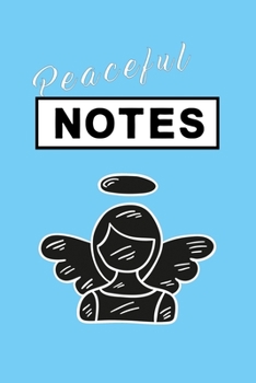 Paperback Peaceful notes female Version (black angel): Notebook for sweet angels Book