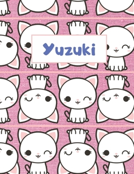 Paperback Yuzuki Personalized Genkouyoushi Notebook: Japanese Practice Book, Genkouyoushi Paper 8.5" x 11" 110 Pages Book