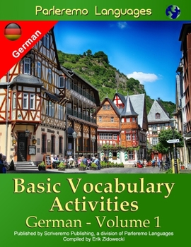 Paperback Parleremo Languages Basic Vocabulary Activities German - Volume 1 [German] Book