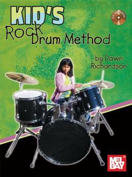 Paperback Kid's Rock Drum Method Book