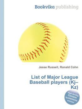 Paperback List of Major League Baseball Players (Kj-Kz) Book