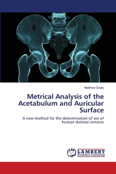 Paperback Metrical Analysis of the Acetabulum and Auricular Surface Book