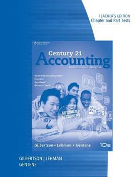 Paperback Te Tests Prntd C21 Acct MC 10e Book