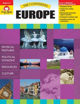 Paperback 7 Continents: Europe, Grade 4 - 6 Teacher Resource Book