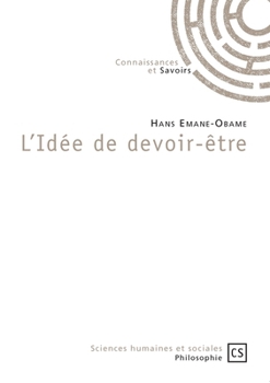 Paperback L'Idée de devoir-être [French] Book