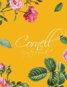 Paperback Cornell Notebook: Rose Cover, Cornell Taking Notes For School Students College &#769;8.5 x 11 Book