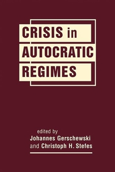 Hardcover Crisis in Autocratic Regimes Book