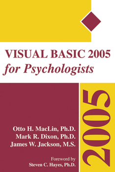 Paperback Visual Basic 2005 for Psychologists Book