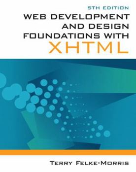 Paperback Web Development and Design Foundations with XHTML Book