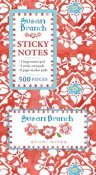 Hardcover Book of Sticky Notes: Susan Branch (Red Medallion) Book