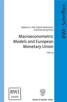 Paperback Macroeconometric Models and European Monetary Union Book